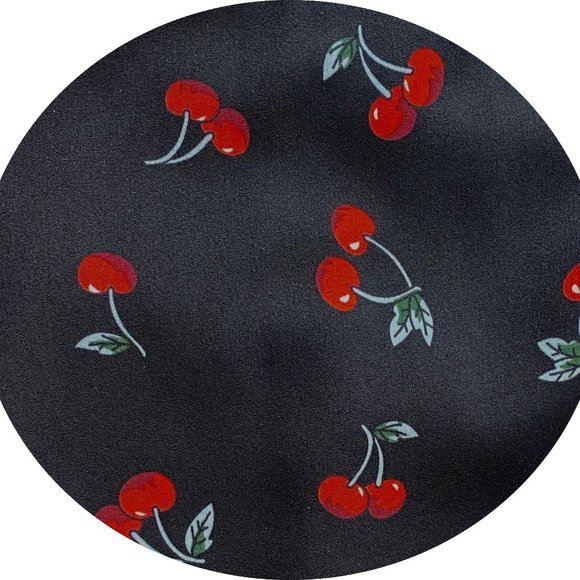 Women Maxi Skirt Wrap Crop Top Cherry Set (XS-3XL) - Picture 10 of 11